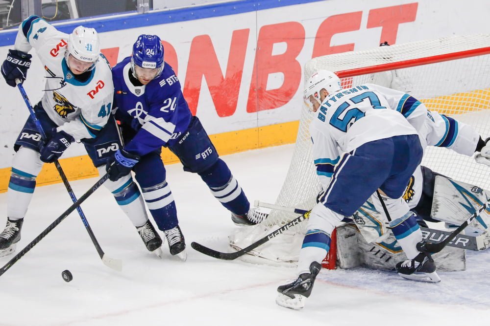 Moscow,,Russia.,29th,January,,2021.,Khl,Regular,Season,Ice,Hockey